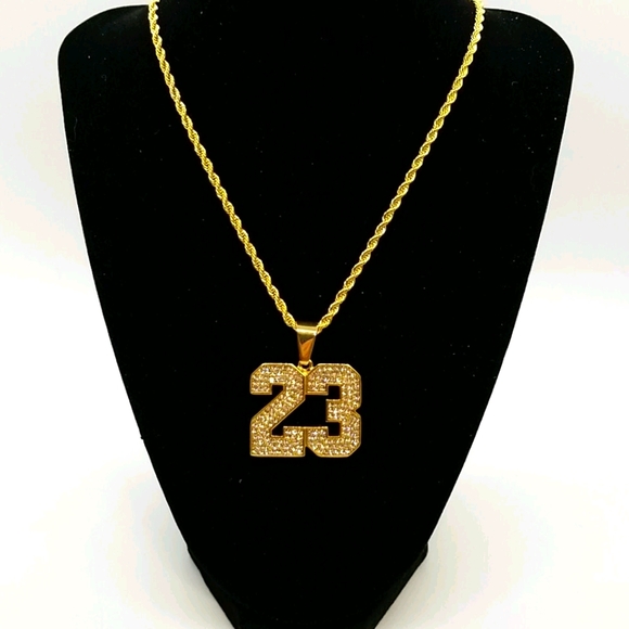 Mans iced necklace